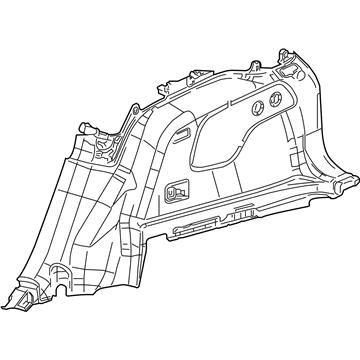 Mopar 1UD091U5AI Panel-Quarter Trim