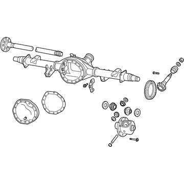 Mopar 68158415AB Axle-Service Rear