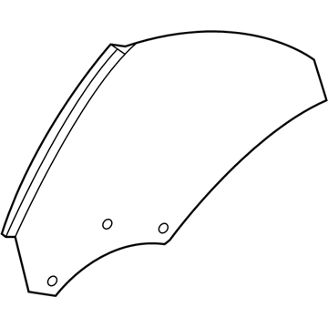 Mopar 5008979AF Glass-Quarter Window