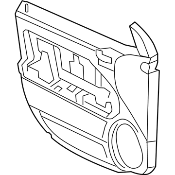 Mopar 1DL411DVAB Panel-Front Door Trim