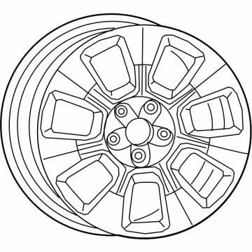 2020 Jeep Wrangler Spare Wheel - 6BZ431STAA