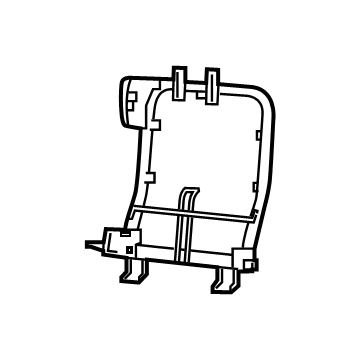 Mopar 68508935AA Frame - Rear Seat Back 40%