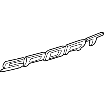 Mopar 68247416AA NAMEPLATE-Sport