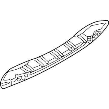 Mopar 4857997AC Beam-Rear Bumper