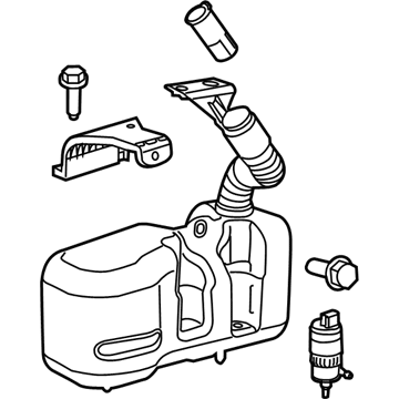 Mopar Washer Reservoir - 68134379AA