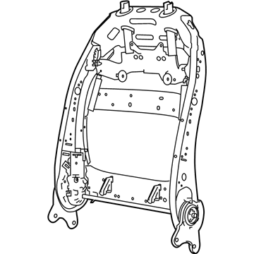 Mopar 68260535AC Frame-Front Seat Back