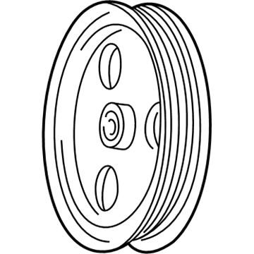 Mopar 53013688AB Pulley-Power Steering Pump