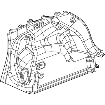 Mopar 5ZW35DX9AD Panel-Quarter Trim