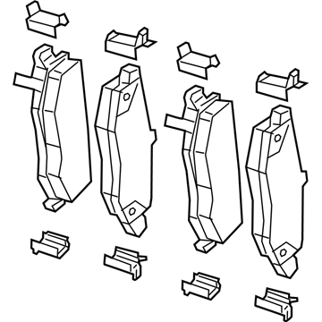 Jeep Wrangler Brake Pad - 68376749AE