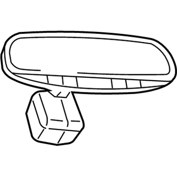 Mopar 57010732AE Interior Rear View Mirror