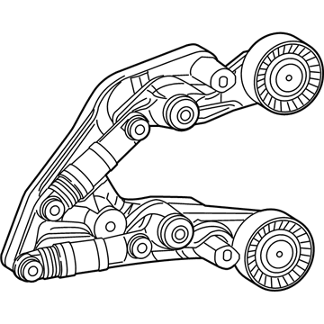 Jeep Belt Tensioner - 5281667AD