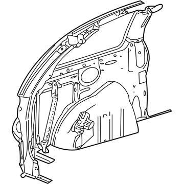 Mopar 5028267AA Bracket-Quarter Trim