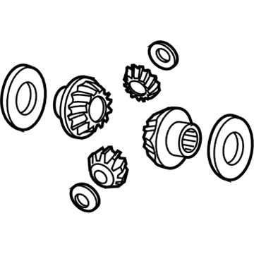 Mopar 5086792AB Gear Kit-Center Differential