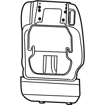 Mopar 5SC78DX9AE Panel-Front Seat Back