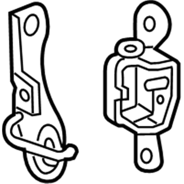 Mopar 5065098AC Rear Door Lower Hinge