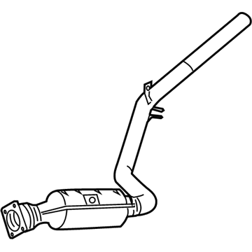 2008 Chrysler Town & Country Catalytic Converter - 4880742AH