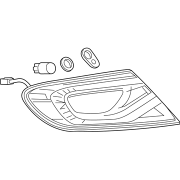 Mopar 68110362AA Lamp-Tail Stop Turn