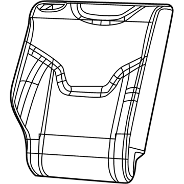 Mopar 6GA88VT9AB Rear Seat Back Cover