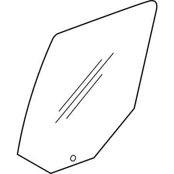 Mopar 55112402AB Glass-Rear Door