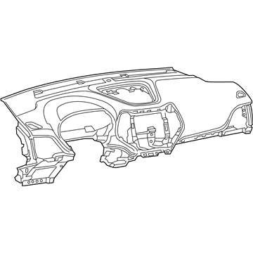 Mopar 6SP912X9AB INSTRUMEN-Base Panel