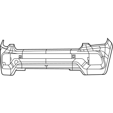 2022 Jeep Compass Bumper - 68552415AA