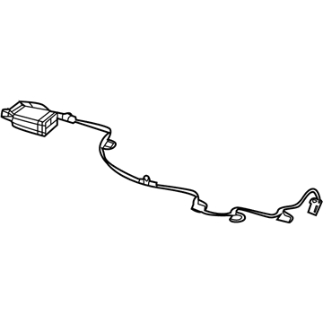 Mopar 5SV15DX9AD BUCKLE-REAR SEAT