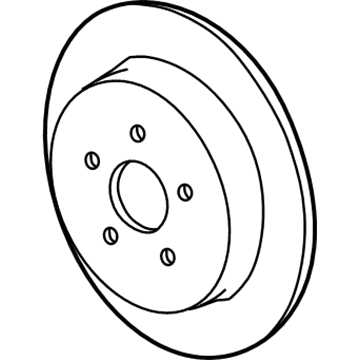 Chrysler PT Cruiser Brake Disc - 4509553AC