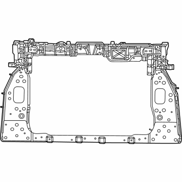 Jeep Compass Radiator Support - 68443367AA