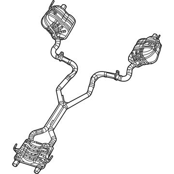 Jeep Grand Cherokee L Muffler - 68459145AD