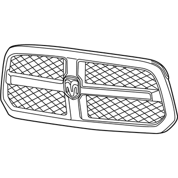 Mopar 68093446AC Grille-Radiator