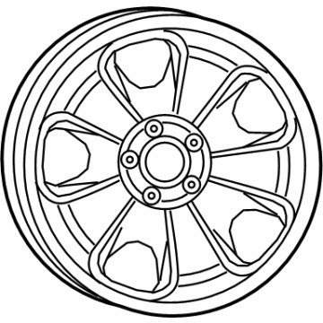 Mopar 5NA92S4AAB Steel Wheel