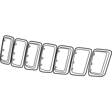 Mopar 6ML06MA7AA Trim Ring-Radiator Grille