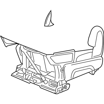 Mopar 5139375AB Frame-Rear Seat Cushion