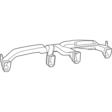 Mopar 68096243AB Duct-Center Distribution