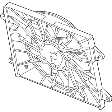 2021 Dodge Charger Engine Cooling Fan - 68541987AA