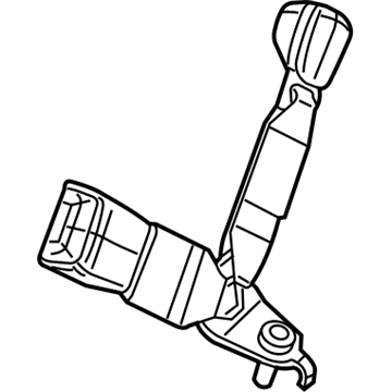 Mopar 5LA631D2AA Buckle-Buckle Assy-Seatbelt