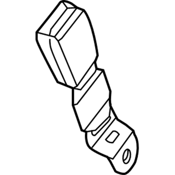 Mopar 5LA591D2AB Seat Belt Buckle Assembly