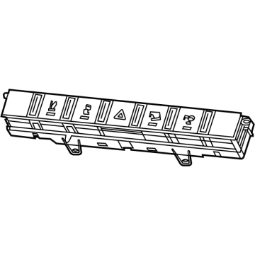 Jeep Grand Cherokee L Hazard Warning Switch - 68478095AE