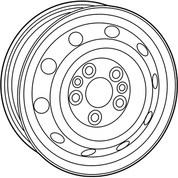 2023 Ram ProMaster 1500 Spare Wheel - 68417596AA