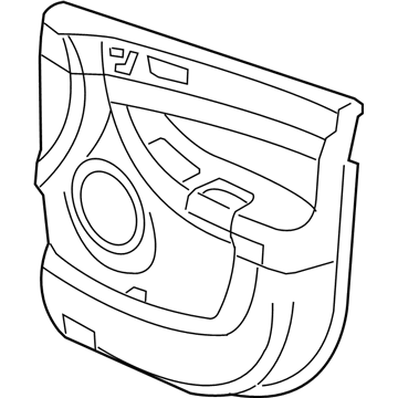 Mopar 1GC311DAAA Panel-Front Door Trim