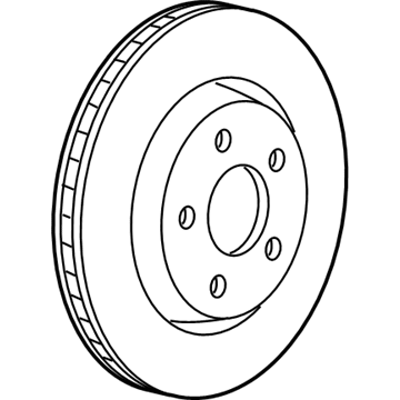 2009 Jeep Grand Cherokee Brake Disc - 5290733AB