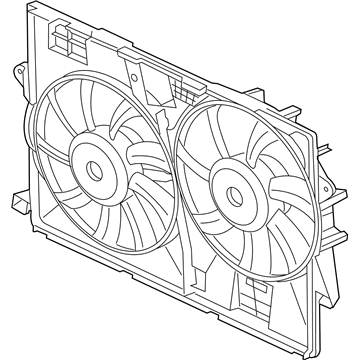 2018 Jeep Cherokee Engine Cooling Fan - 52014621AG