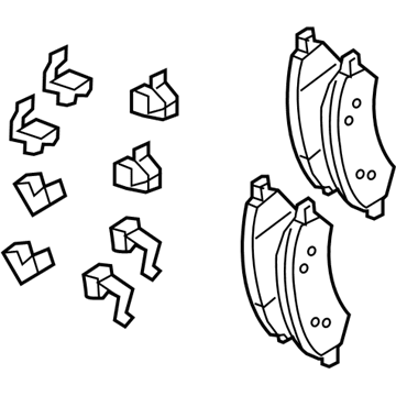 Mopar 68334862AB Pad Kit-Front Disc Brake