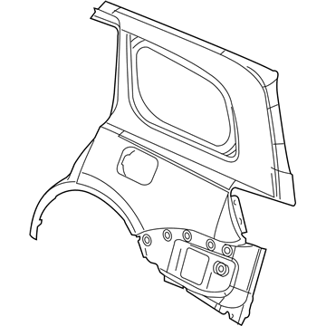 Mopar 68214290AC PANEL-BODY SIDE APERTURE OUTER