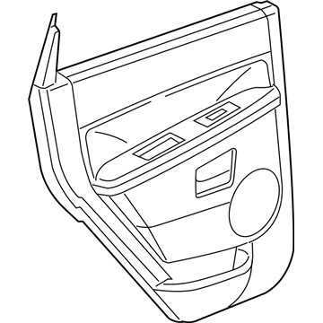 Mopar 5HR381J3AO Panel-Rear Door Trim