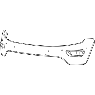 Mopar 68310037AA Front Upper Bumper Cover