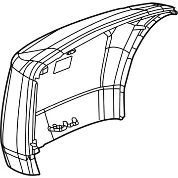 2023 Jeep Grand Cherokee Mirror Cover - 68541289AA