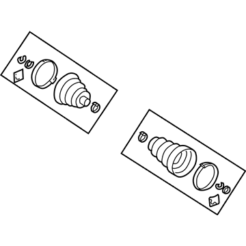 Mopar 4796233AB Boot-HALFSHAFT