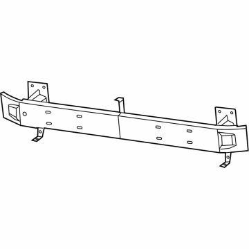 Mopar 68531874AA Rail-Front Bumper