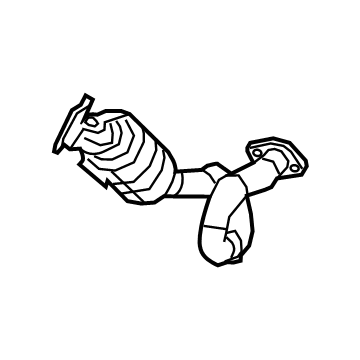 2022 Jeep Gladiator Catalytic Converter - 68453835AA